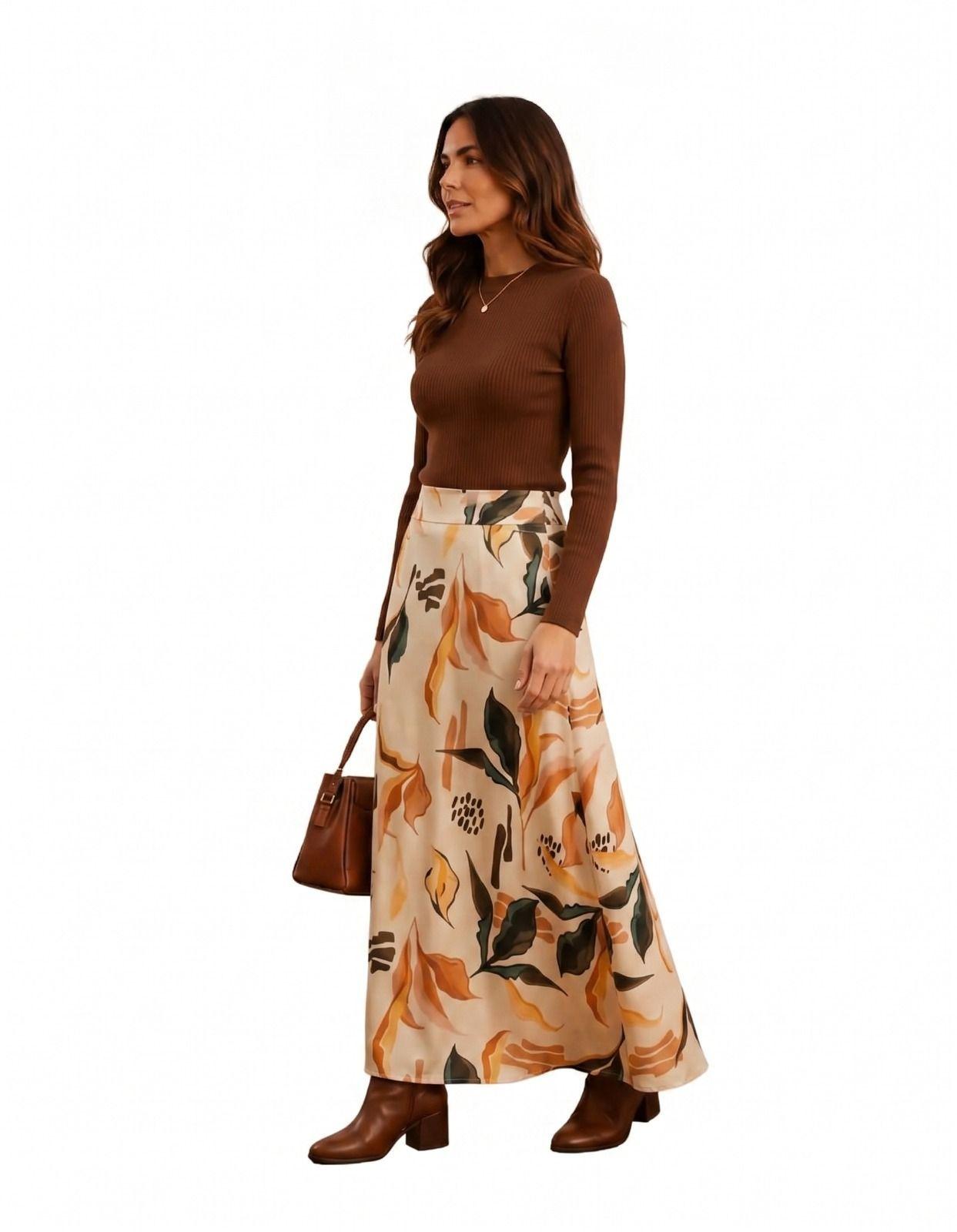 Falda Larga Mujer Magnolia-0