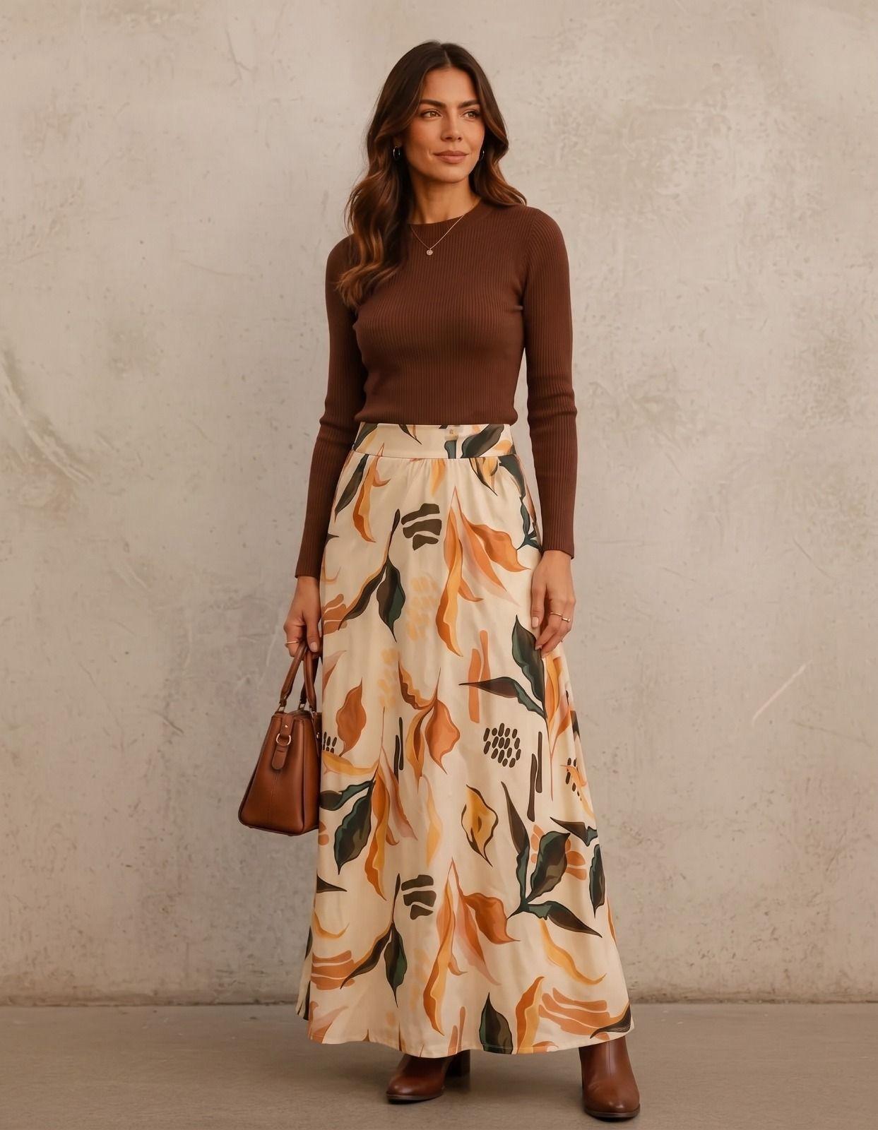 Falda Larga Mujer Magnolia-1
