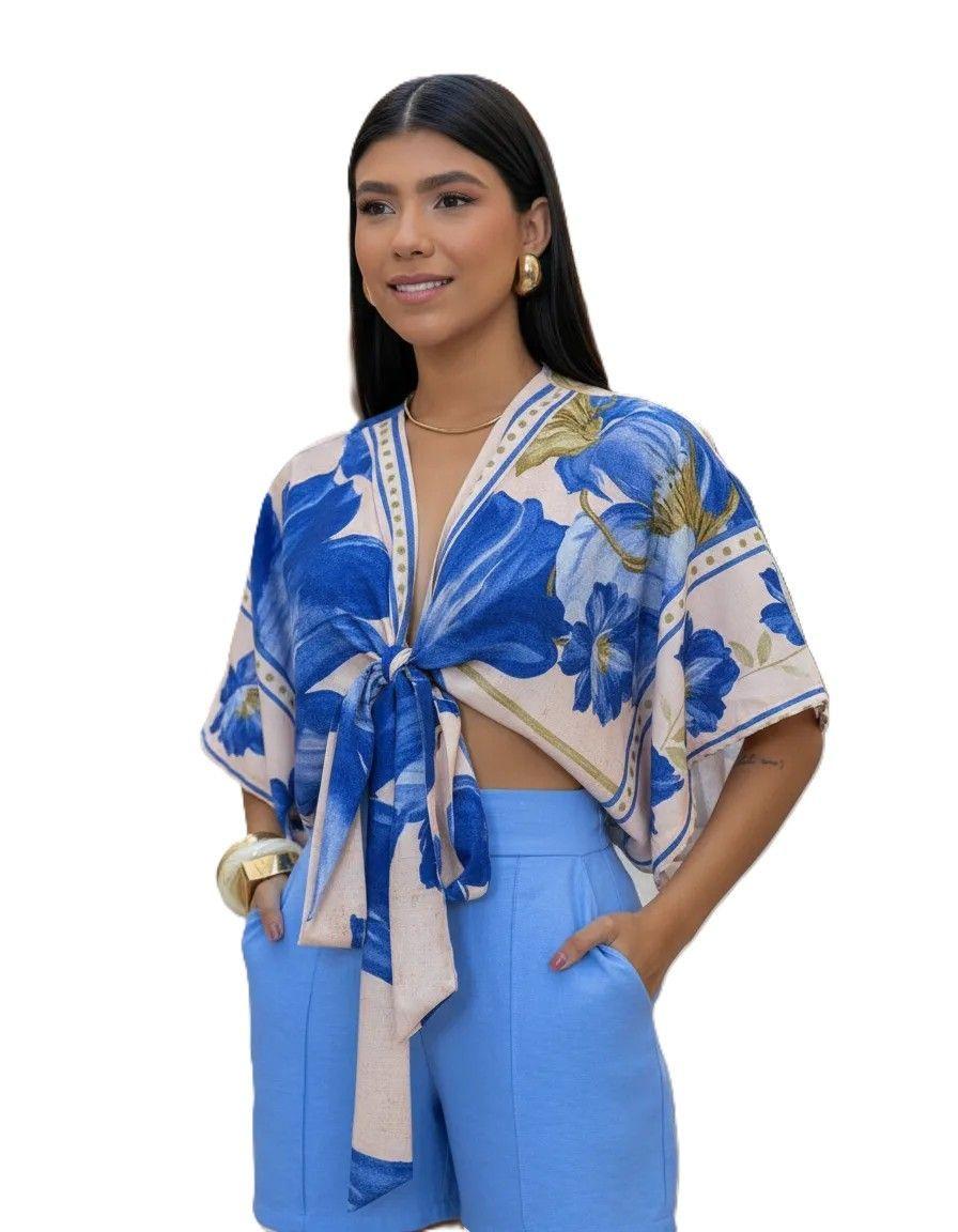 Blusa Liz Mujer Escote V Oversized Magnolia Acoco-3