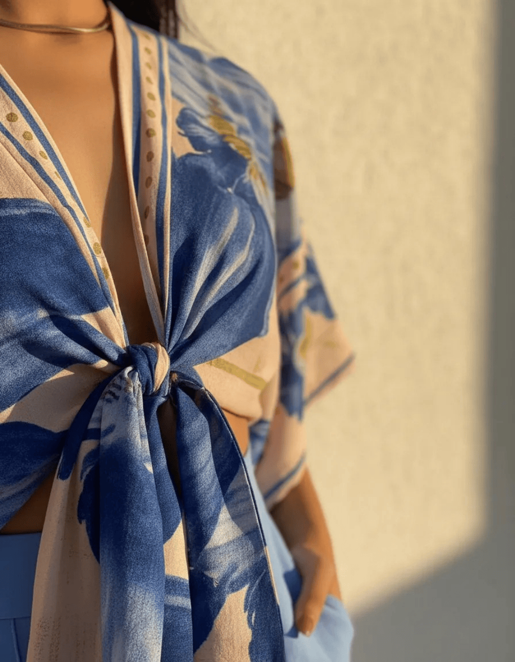 Blusa Liz Mujer Escote V Oversized Magnolia Acoco-4