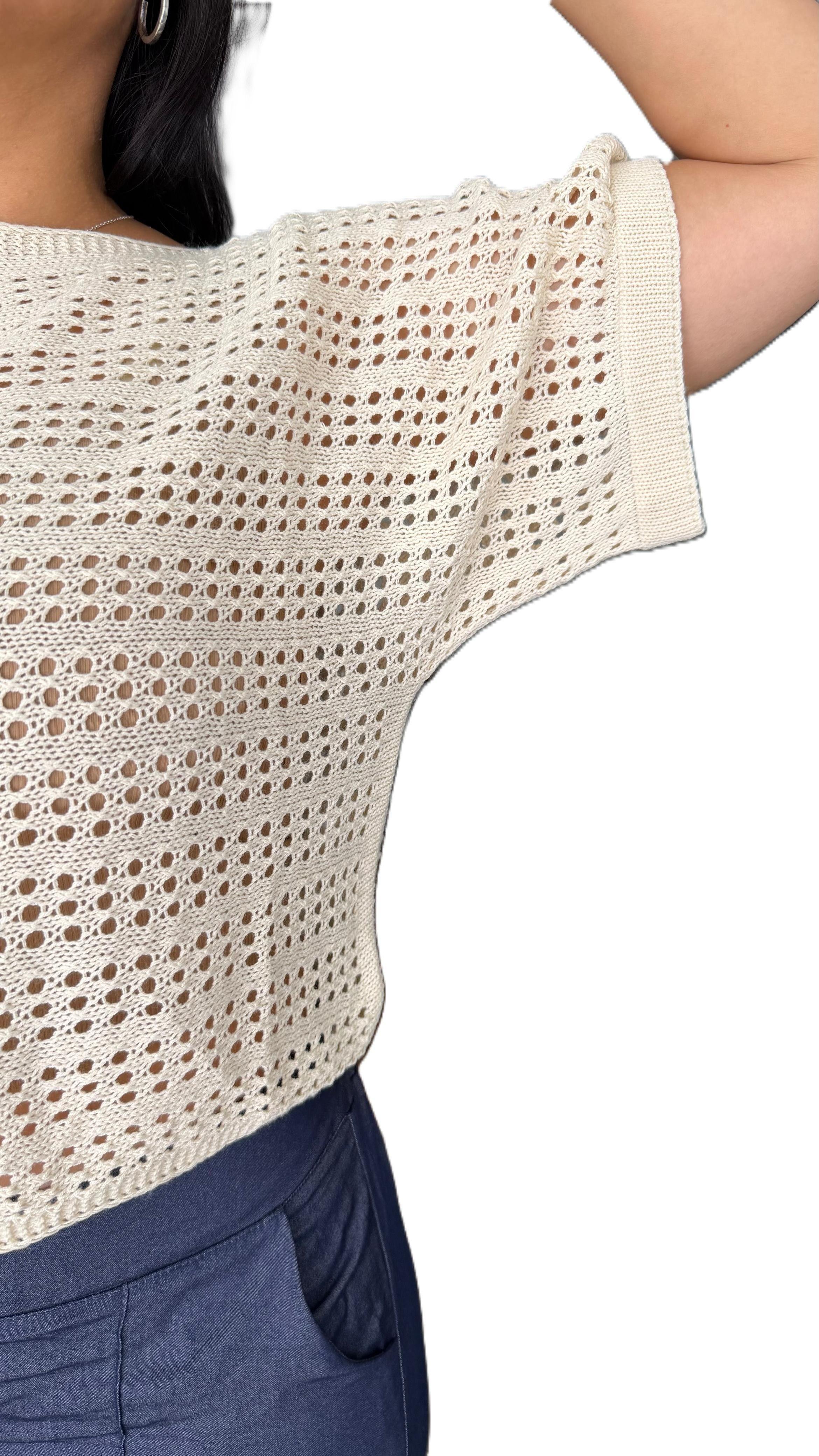 Polera Tejida Raices Acoco Mujer-1