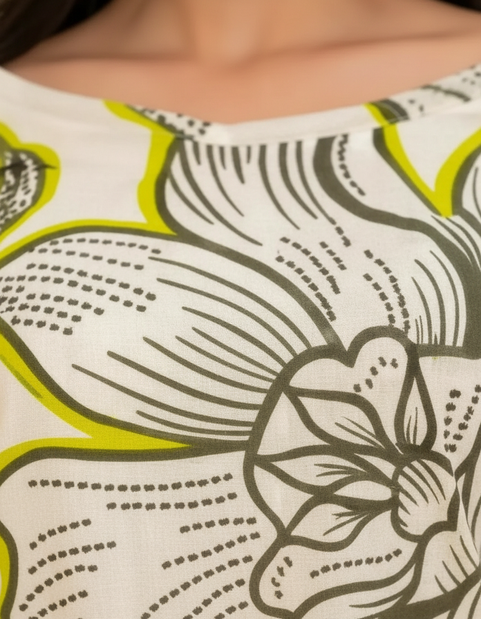 Polera Leaf Mujer Acoco Oversized-2