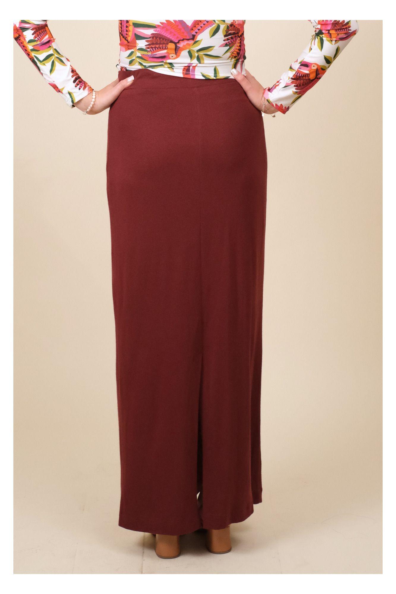 Falda Mujer Vino Maxi Crilla ACOCO-3