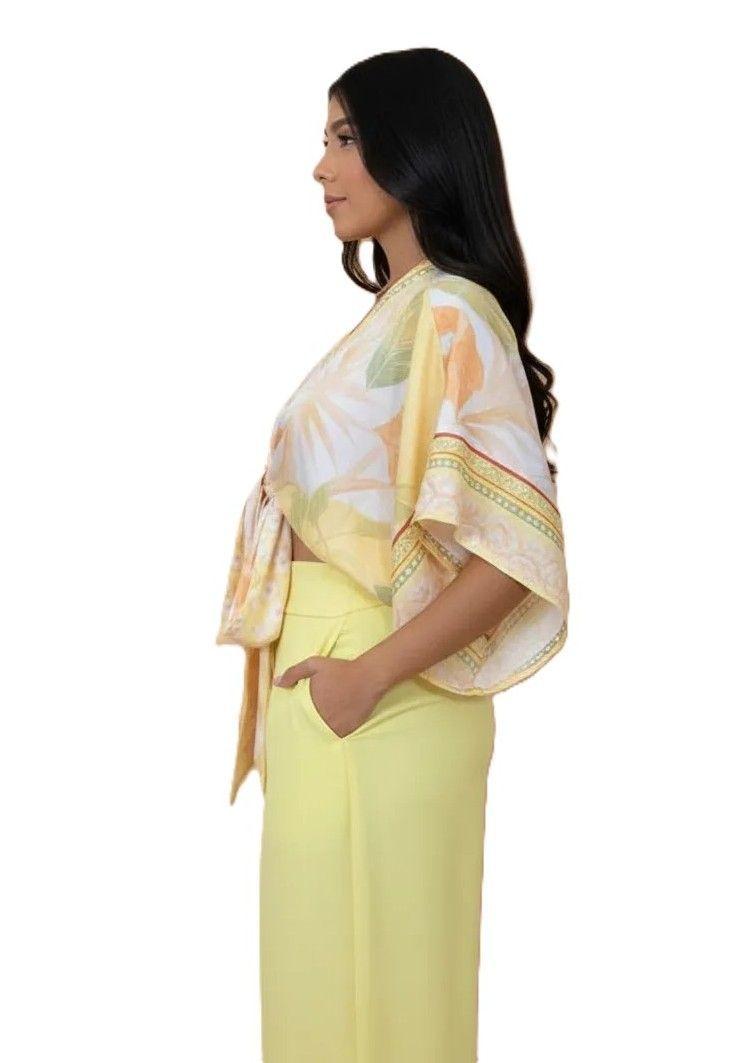 Blusa Liz Summer Glow Acoco Mujer Viscosa Escote V-3