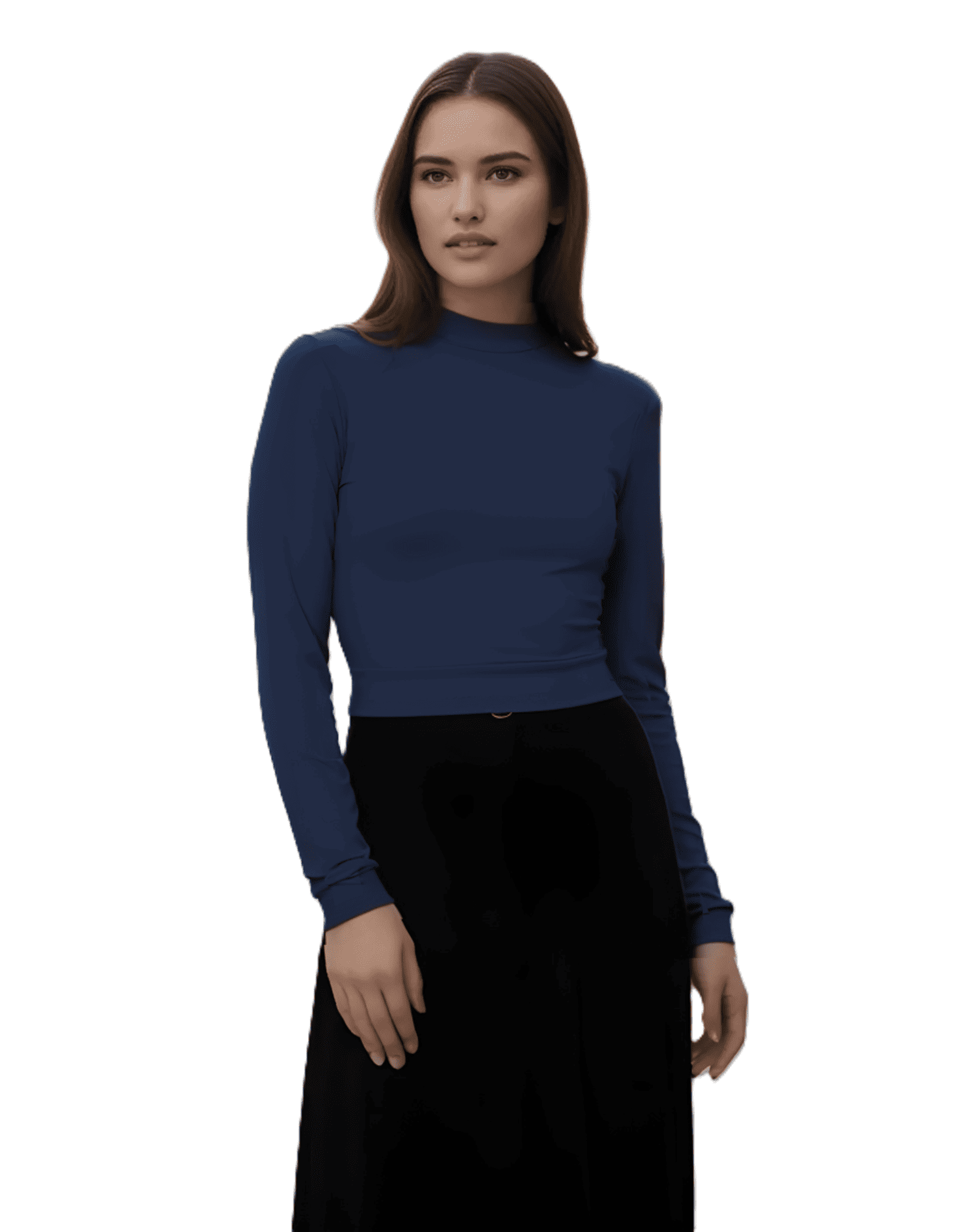 Crop Top Beatle Mujer Manga Larga-0