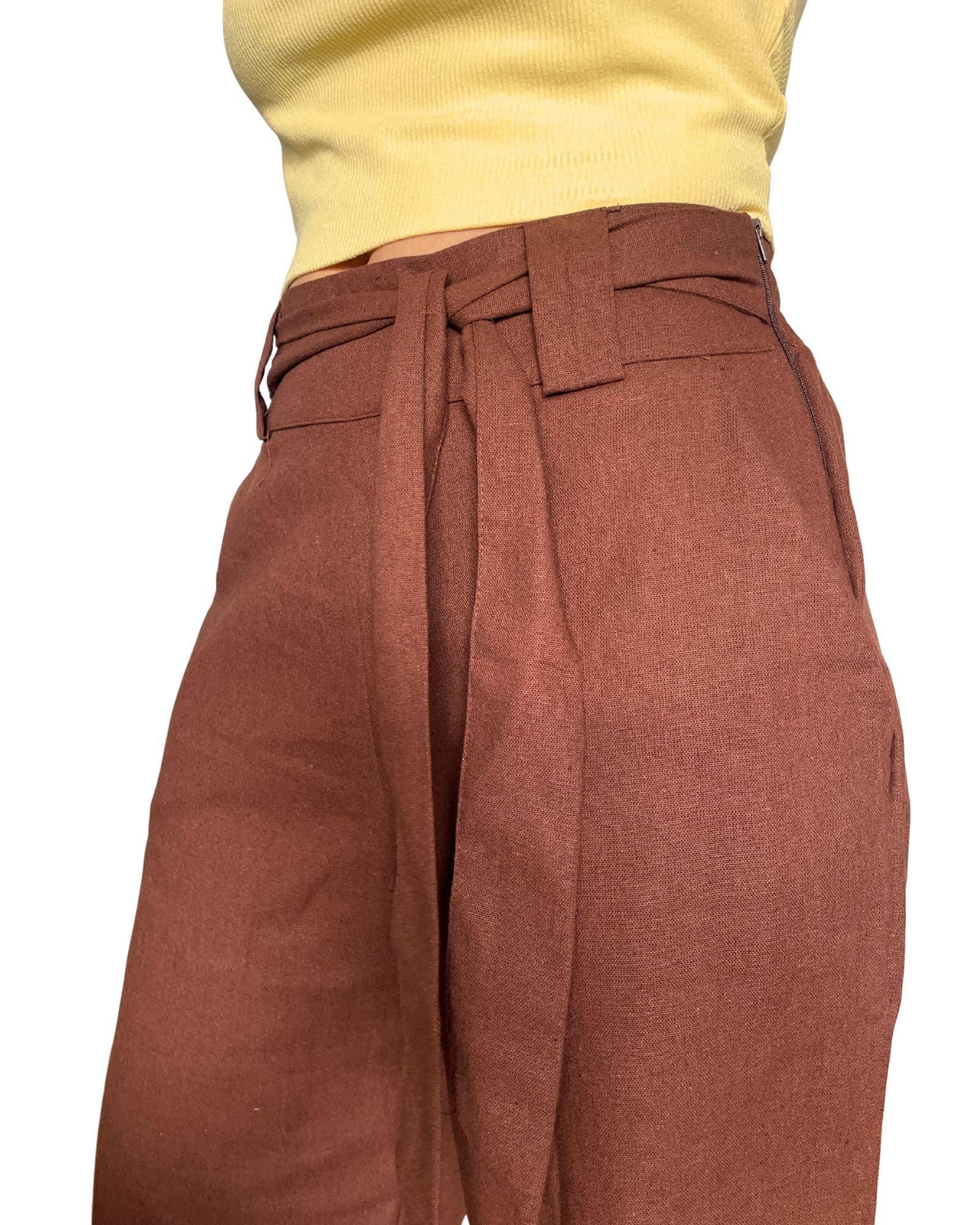 Pantalon Mujer Lino Elasticado Gayar ACOCO-3