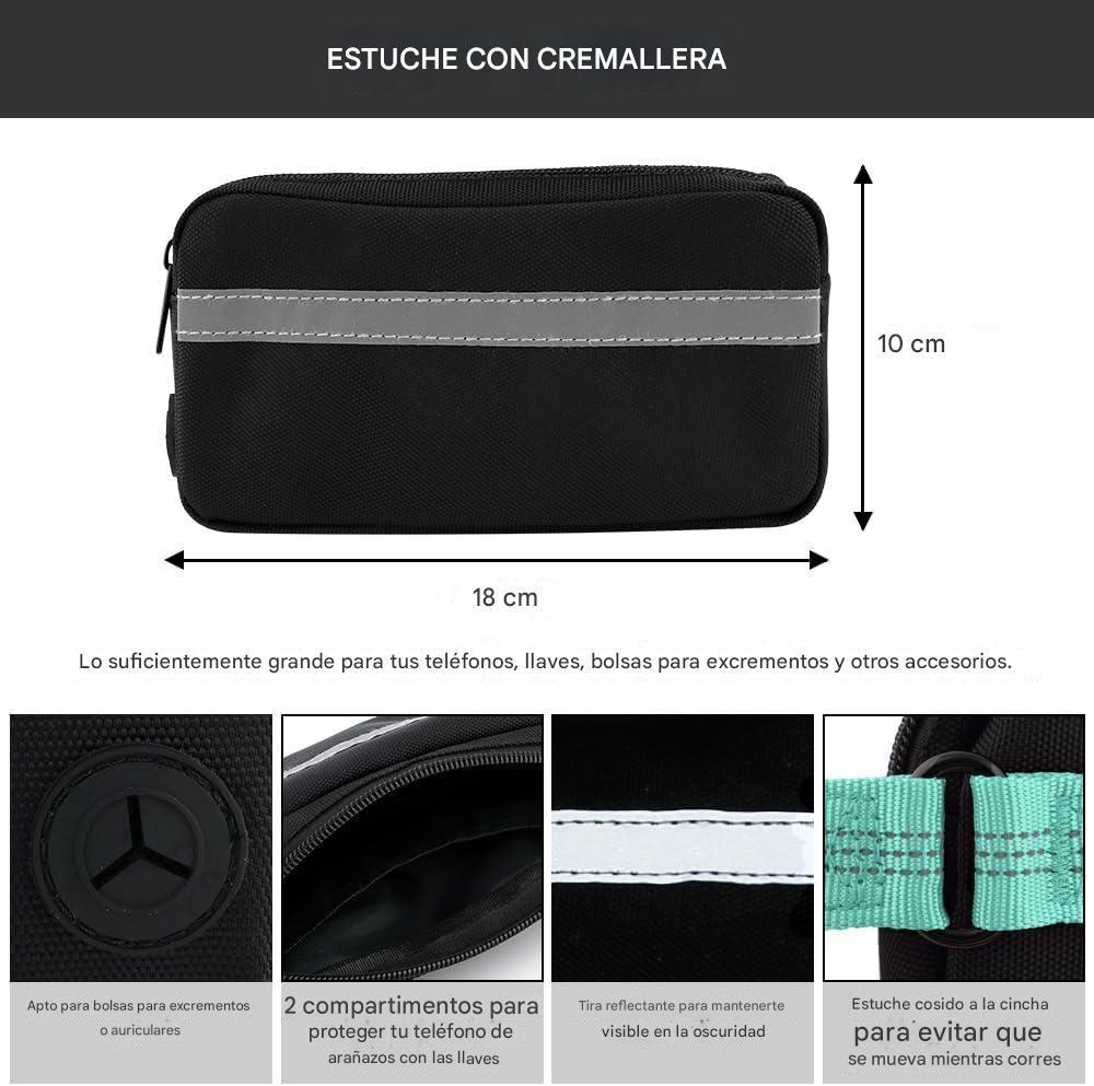 Correa Perro Mascotas Multifuncional Manos Libres Resistente Paseo Larga Reforzada Anti Tirones-4