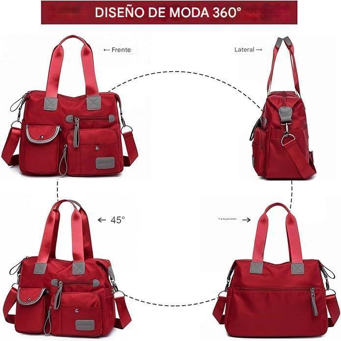 Bolso Mujer Verano Tote Bag Gimnasio Playa Lona Viaje-3