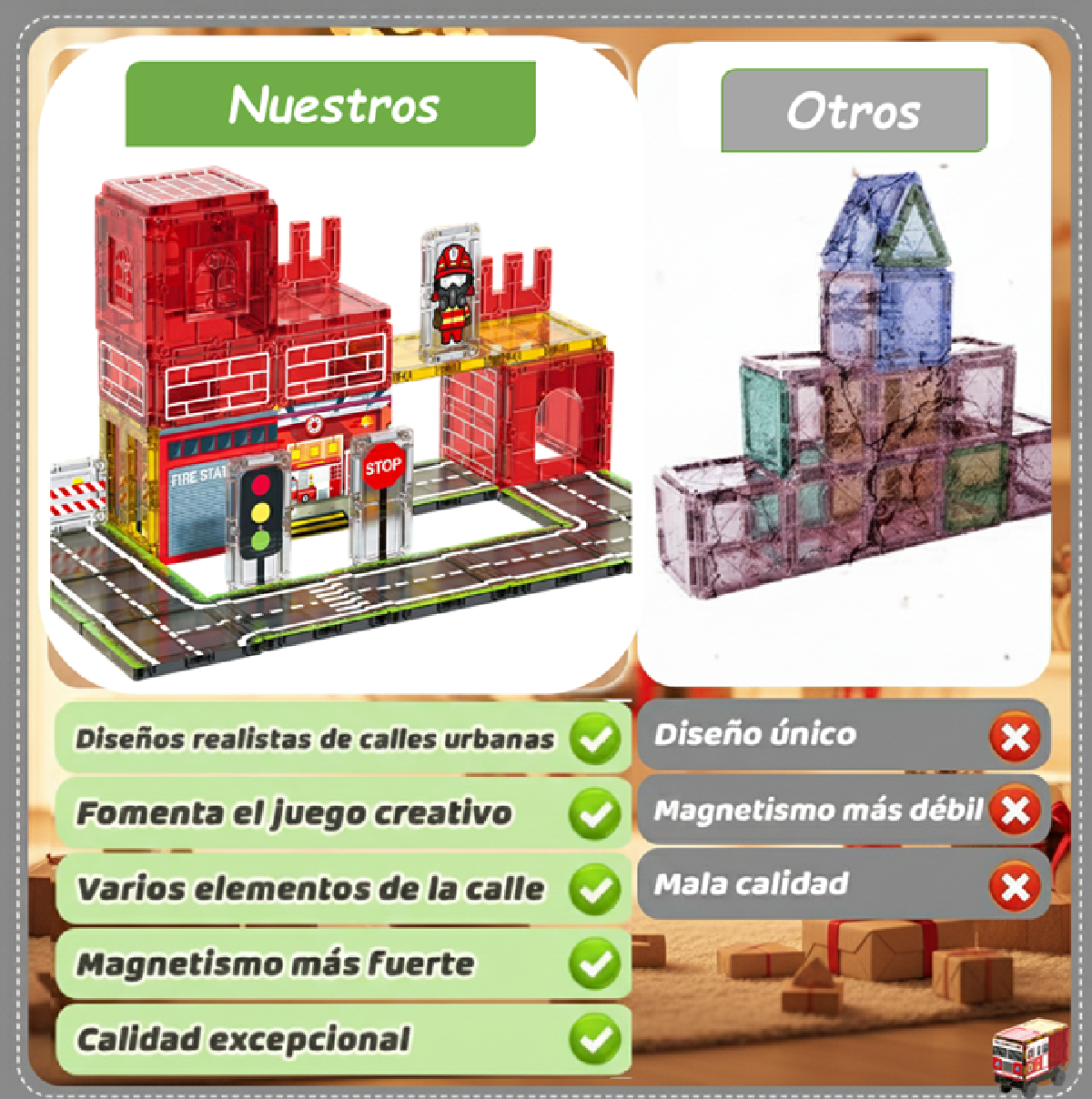 Juguetes Magneticos Bloques Construccion Ninos Imanes-2