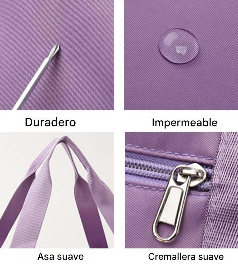 Bolso Mujer Deportivo Cartera Viaje Equipaje Mano Expansible Gym Tote Bag Daily -4