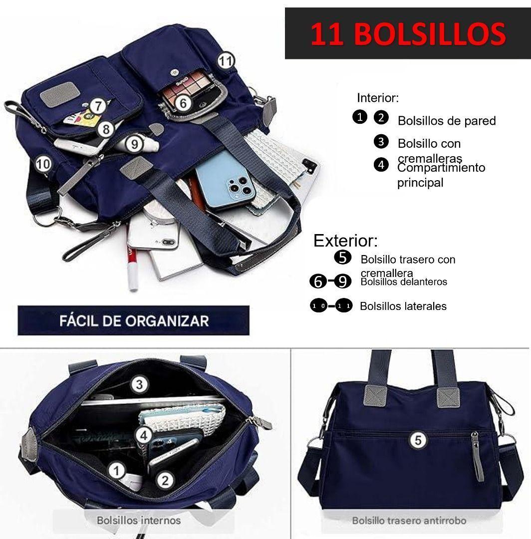 Bolso Mujer Verano Tote Bag Gimnasio Juvenil Deportivo Viaje-2