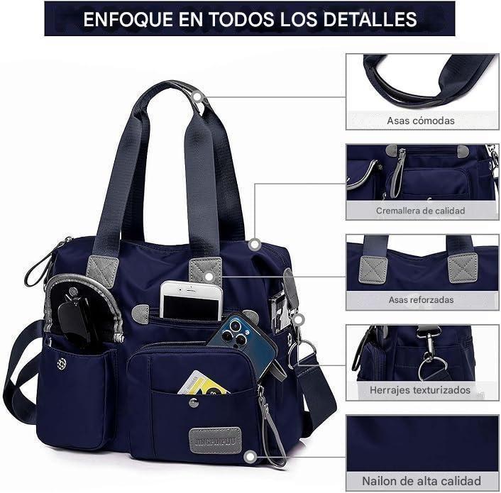 Bolso Mujer Verano Tote Bag Gimnasio Juvenil Deportivo Viaje-4