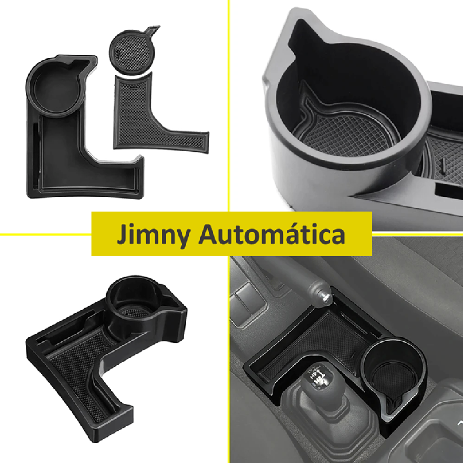 Porta Vaso Auto Organizador Aceesorios Multifuncional Suzuki Jimny Automatico Cafe Moneda Billertera-3