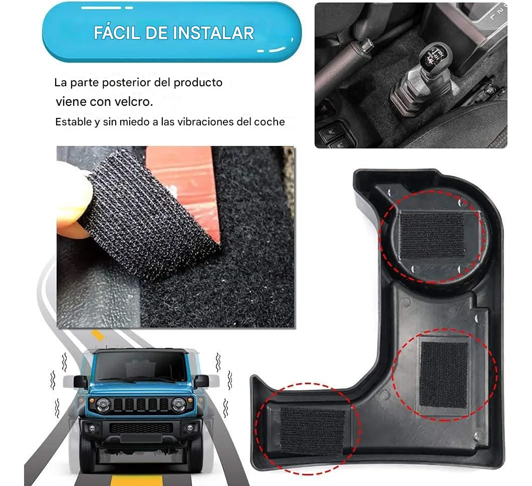 Porta Vaso Auto Organizador Aceesorios Multifuncional Suzuki Jimny Automatico Cafe Moneda Billertera-5