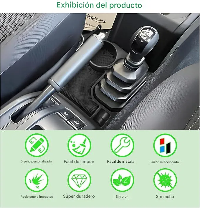 Porta Vaso Auto Organizador Aceesorios Multifuncional Suzuki Jimny Automatico Cafe Moneda Billertera-9