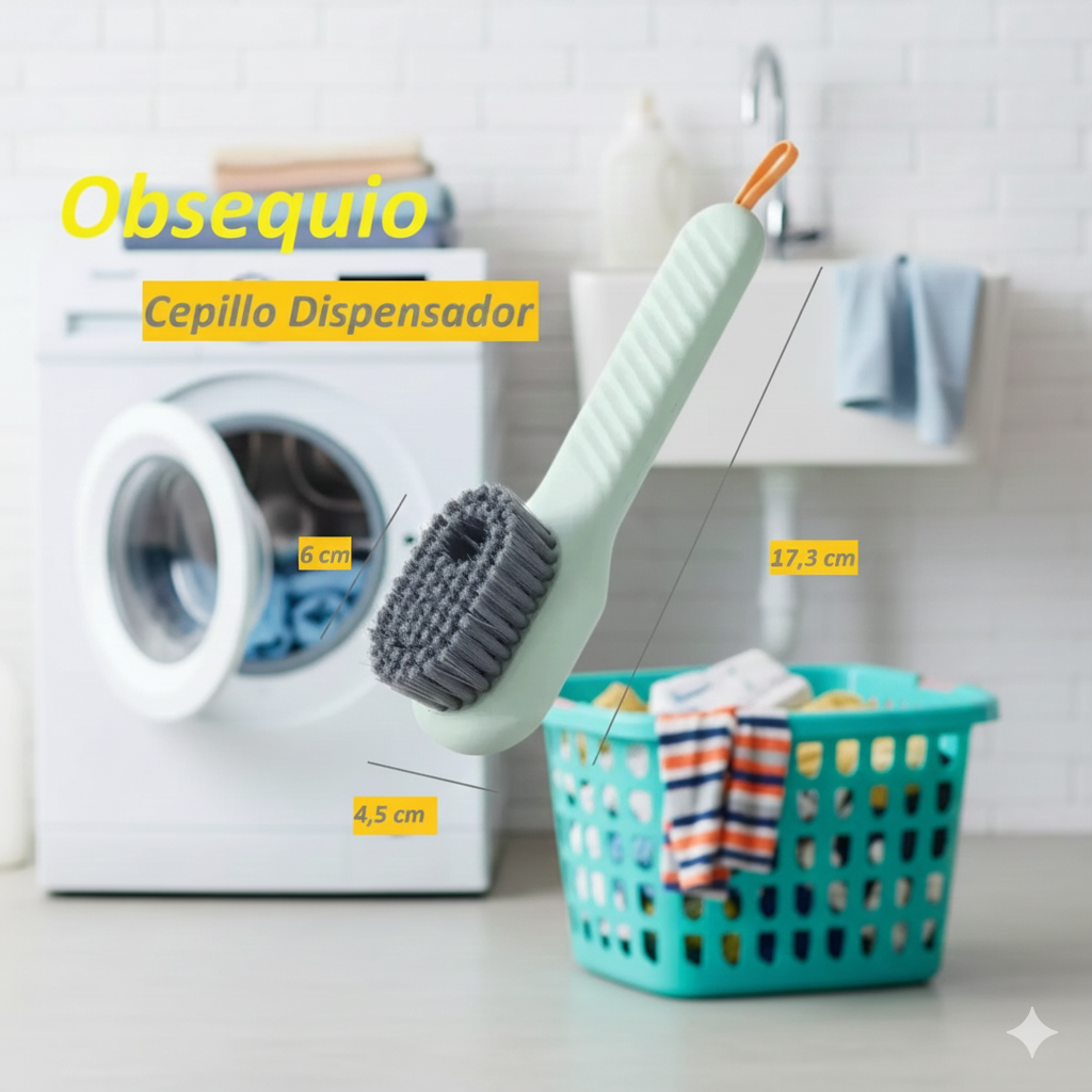 Bolsa Lavar Zapatillas Zapatos Ropa Funda Lavadora Secadora Limpieza Cepillo Dispensador-2