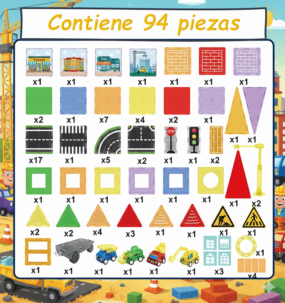 juguete Bloques Magneticos Bebe Niña Niño Didacticos Aprendizaje Figuras Geometricas-2