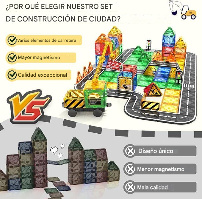 juguete Bloques Magneticos Bebe Niña Niño Didacticos Aprendizaje Figuras Geometricas-4