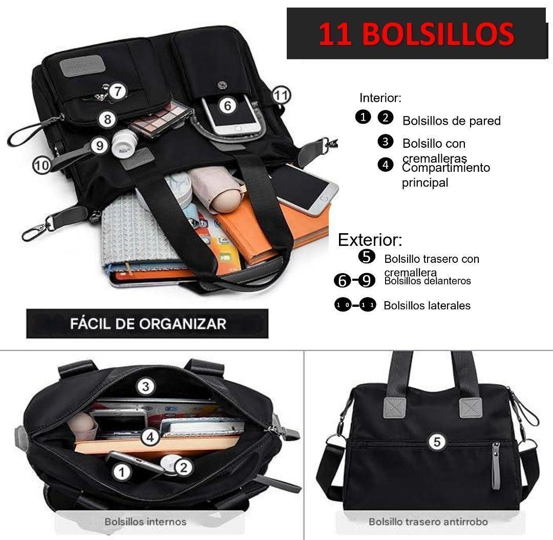 Bolso Mujer Tote Bag Verano Gimnasio Deportivo Viaje -2