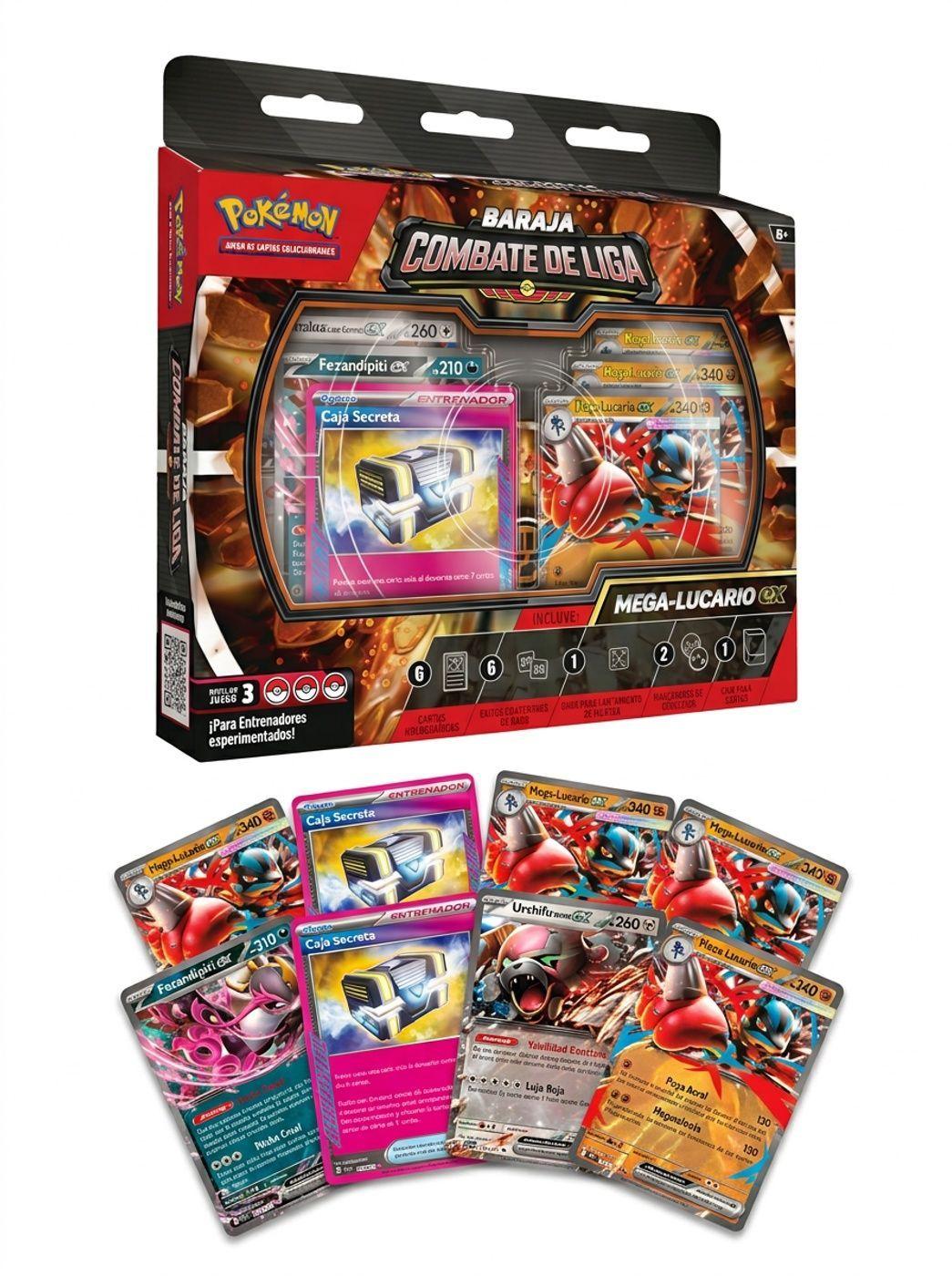 Pokemon Tcg Mazo de combate de liga Lucario Esp-0