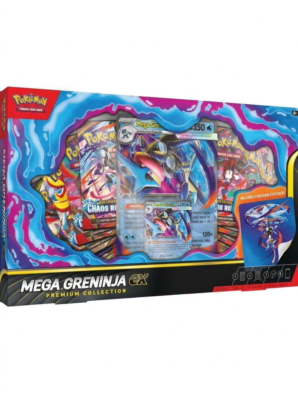 Pokemon Tcg Mega Greninja Ex Premium Collection Esp-0