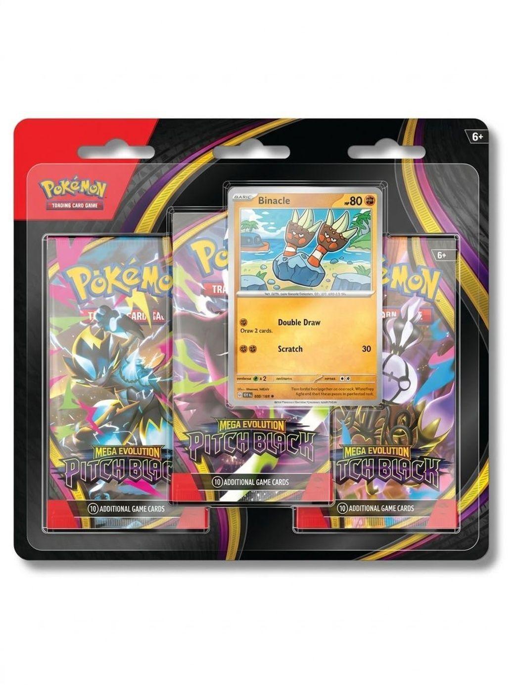 Pokemon Tcg Pitch Black 3 pack Blister Esp-0