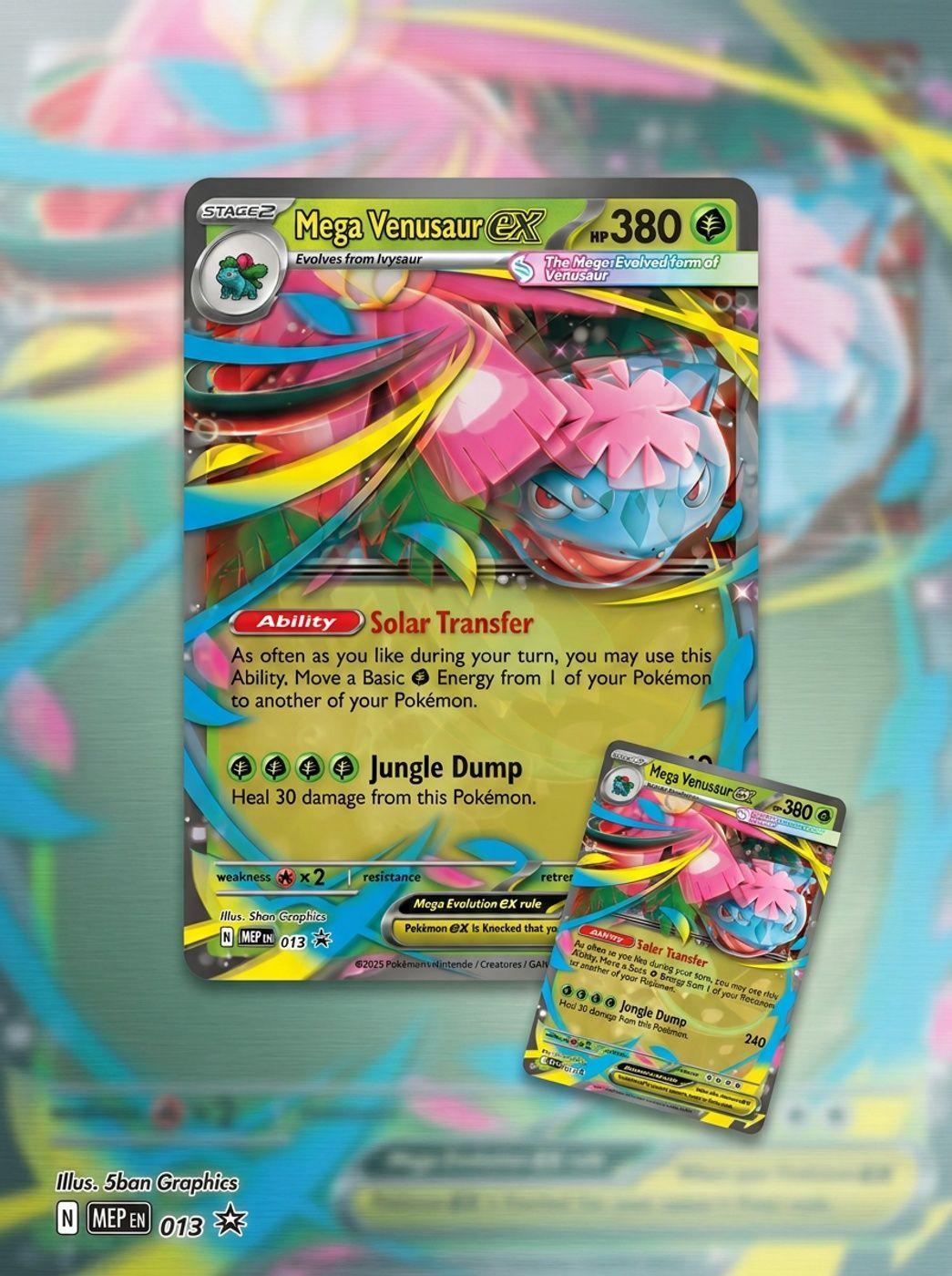 Pokemon Tcg Mega Venusaur coleeccion premiun Esp-2