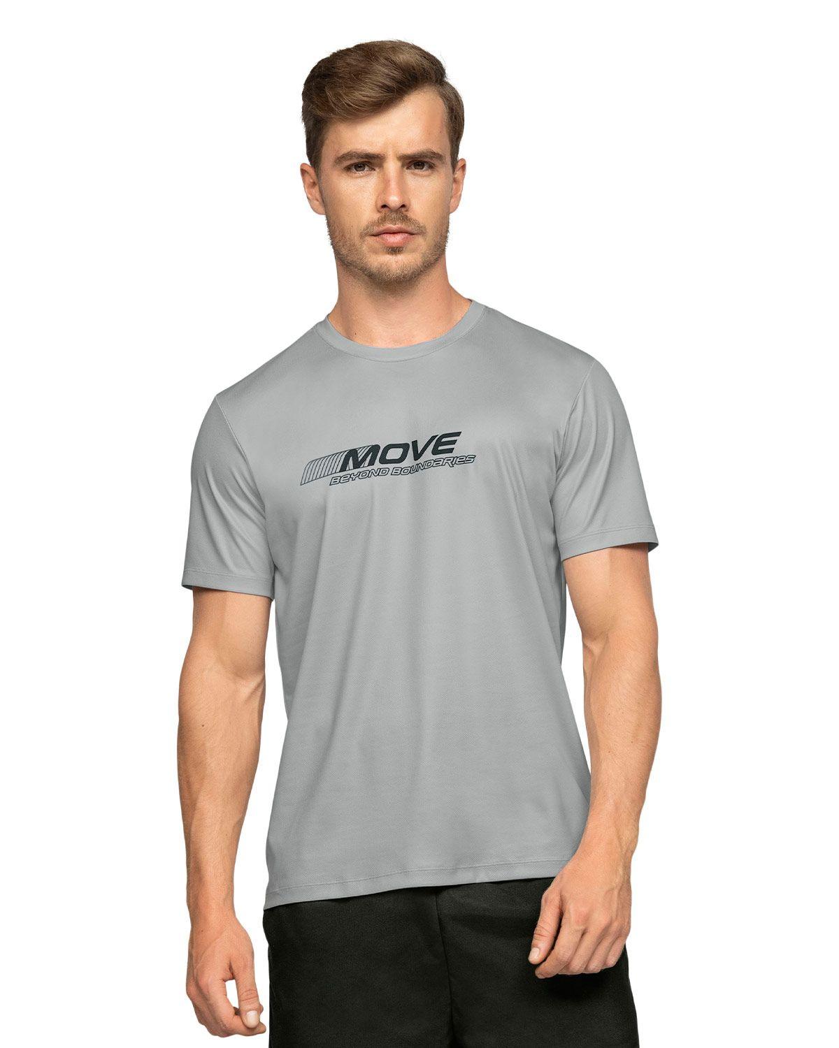 Leo Ropa Deportiva Masculina Camiseta 508007R Gris-0