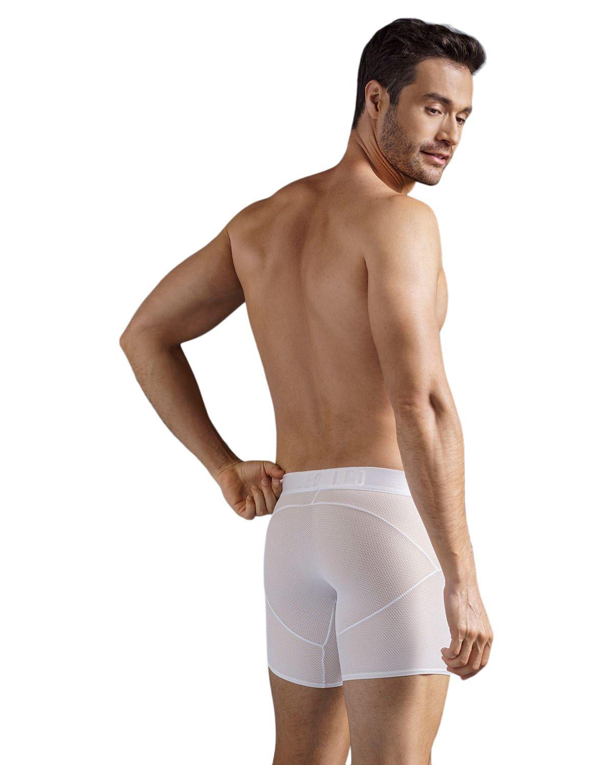 Ropa Interior Masculina Boxer Medio 033300 Blanco-1