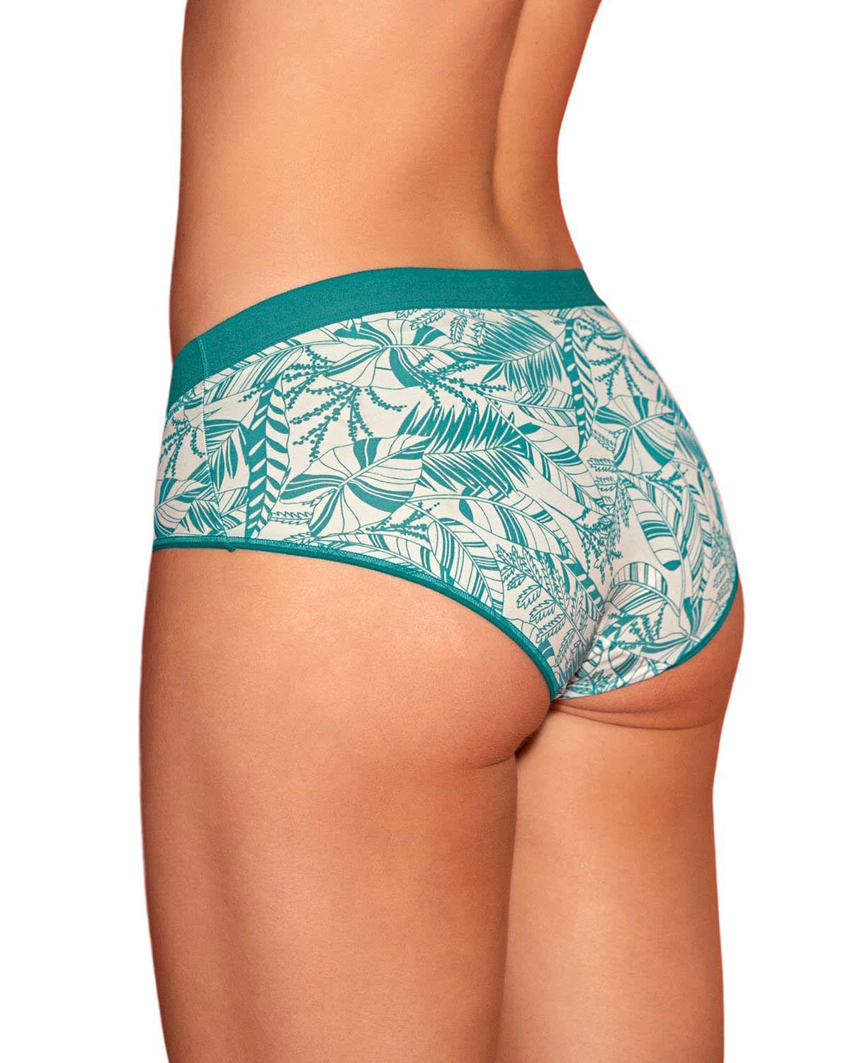 Panties Hipsters y Cacheteros 012686 Azul Petróleo-1