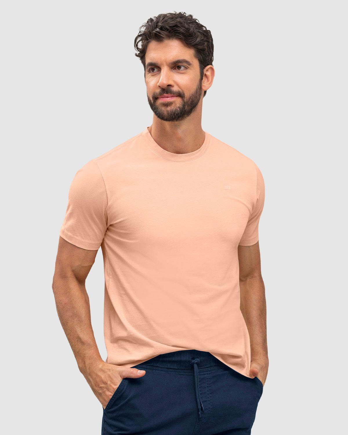 Leo Ropa Exterior Masculina Camiseta M2843M-0