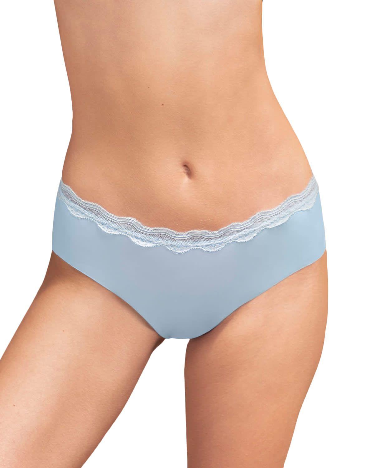 Panties Hipsters y Cacheteros 72301 Azul Claro-0