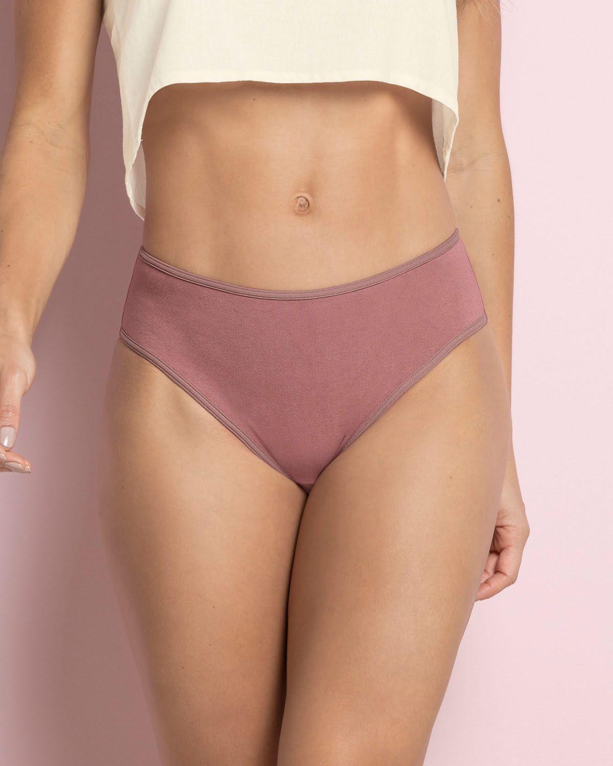 Calzón Bikini 12633X3 Gris / Palo de Rosa-2