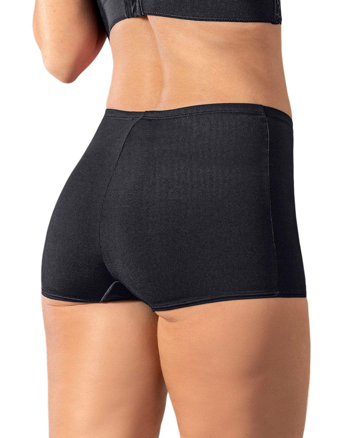 Leonisa Panties Boxer 72321 Negro-1