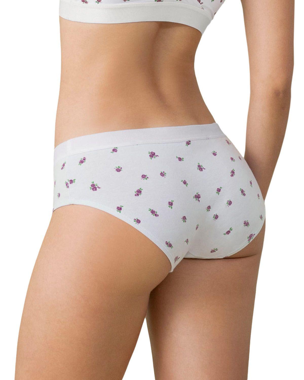 Panties Hipsters y Cacheteros 62310X3 Verde-1