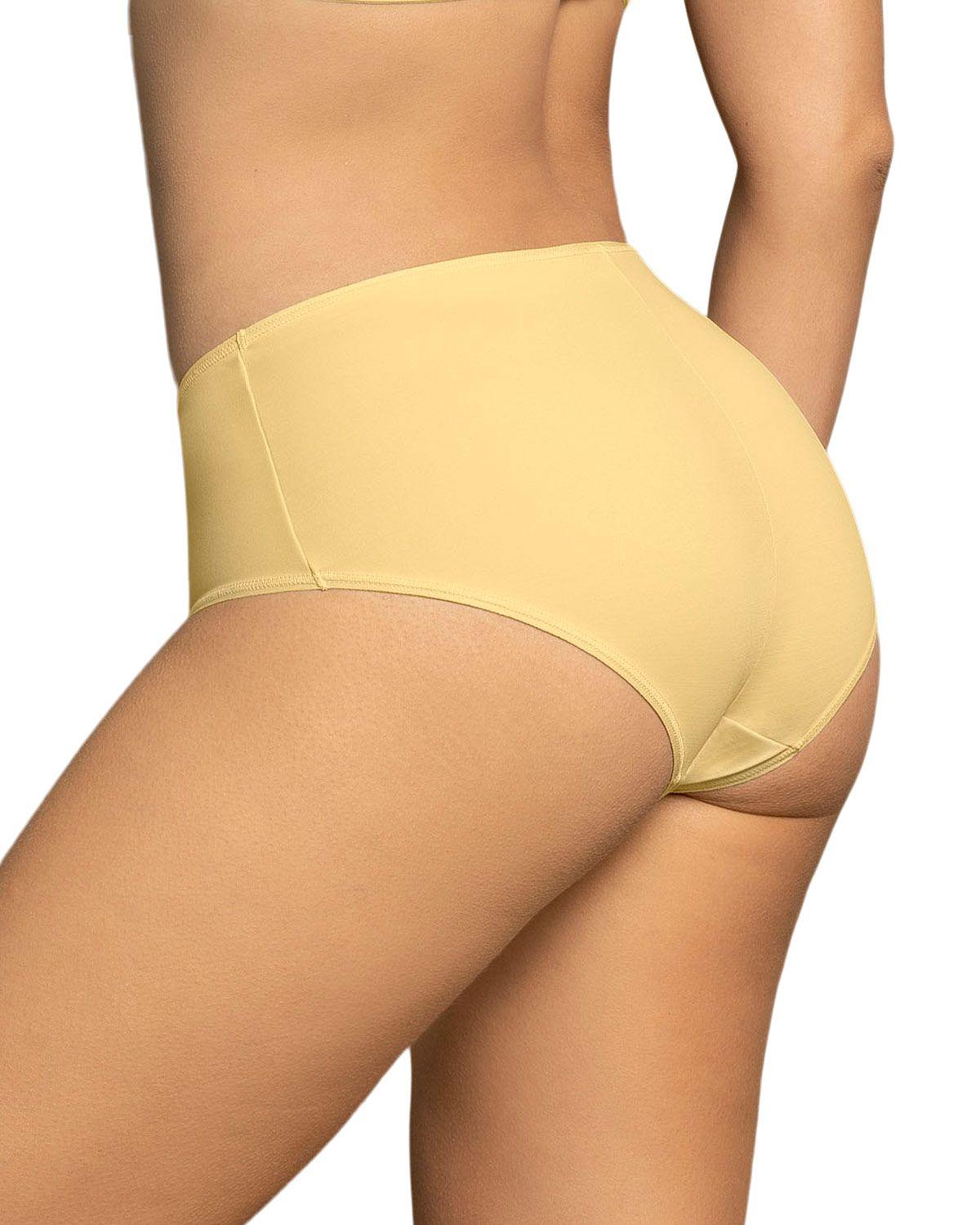Leonisa Panties Hipsters y Cacheteros 72274 Amarillo-1