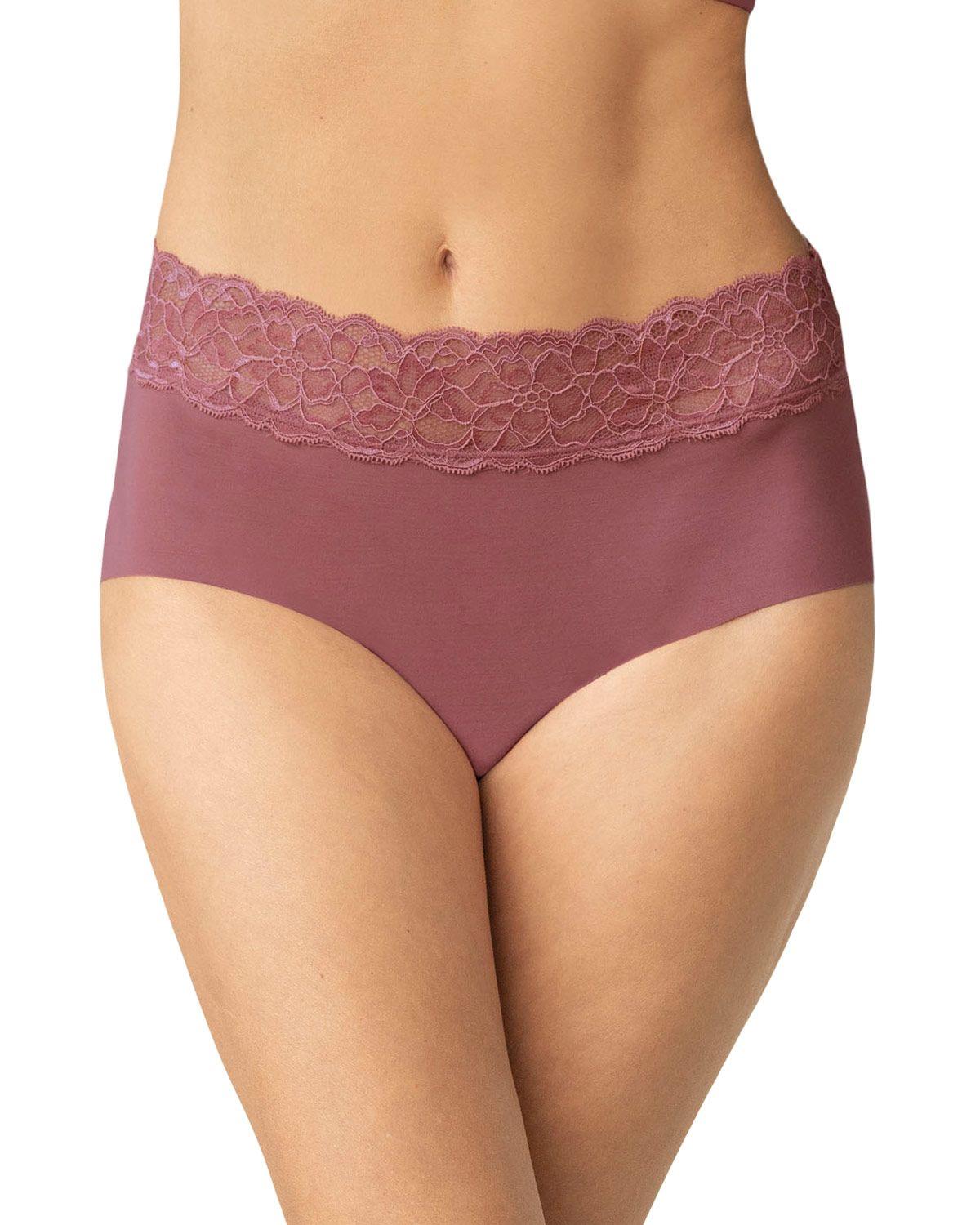 Leonisa Panties Hipsters y Cacheteros 012960 Vino Medio-0