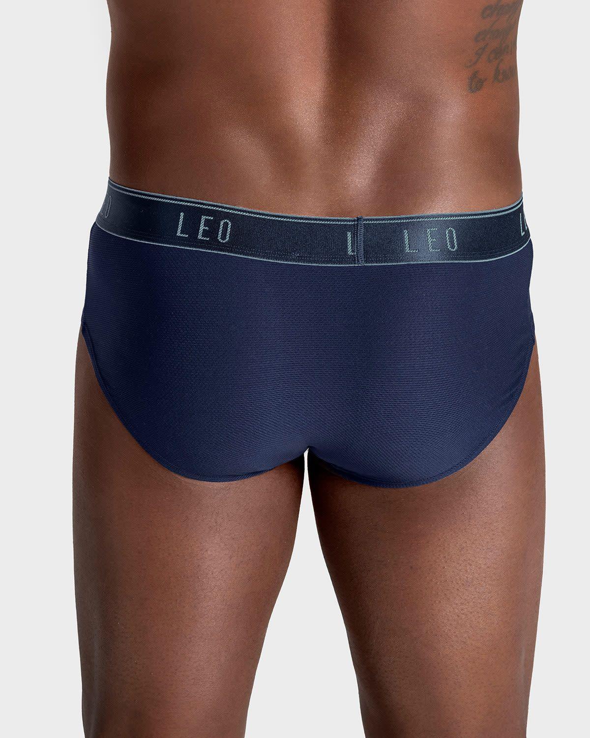 Ropa Interior Masculina Boxer Corto 033278N Azul-3