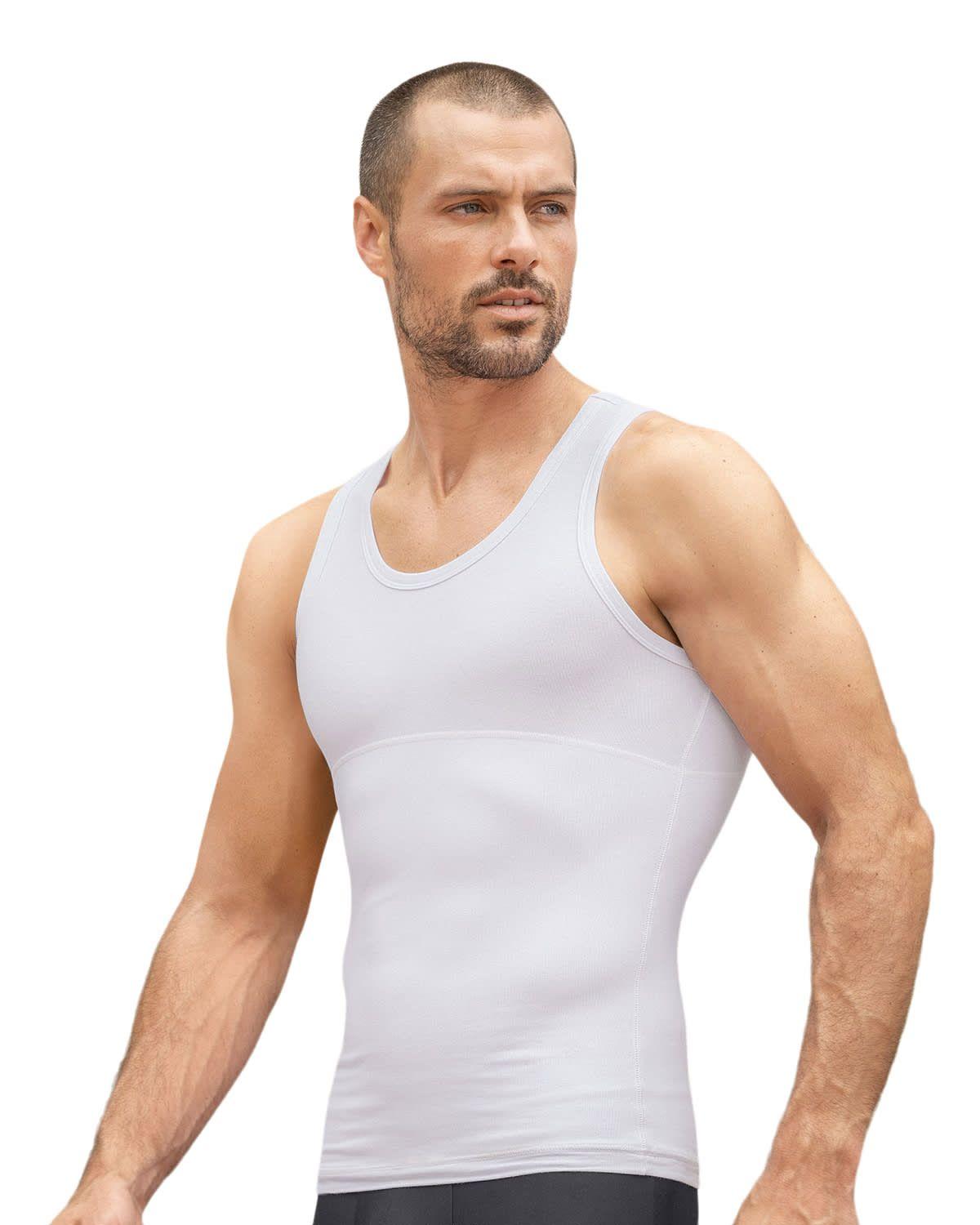 Faja Masculina Control de abdomen 035013 Blanco-1