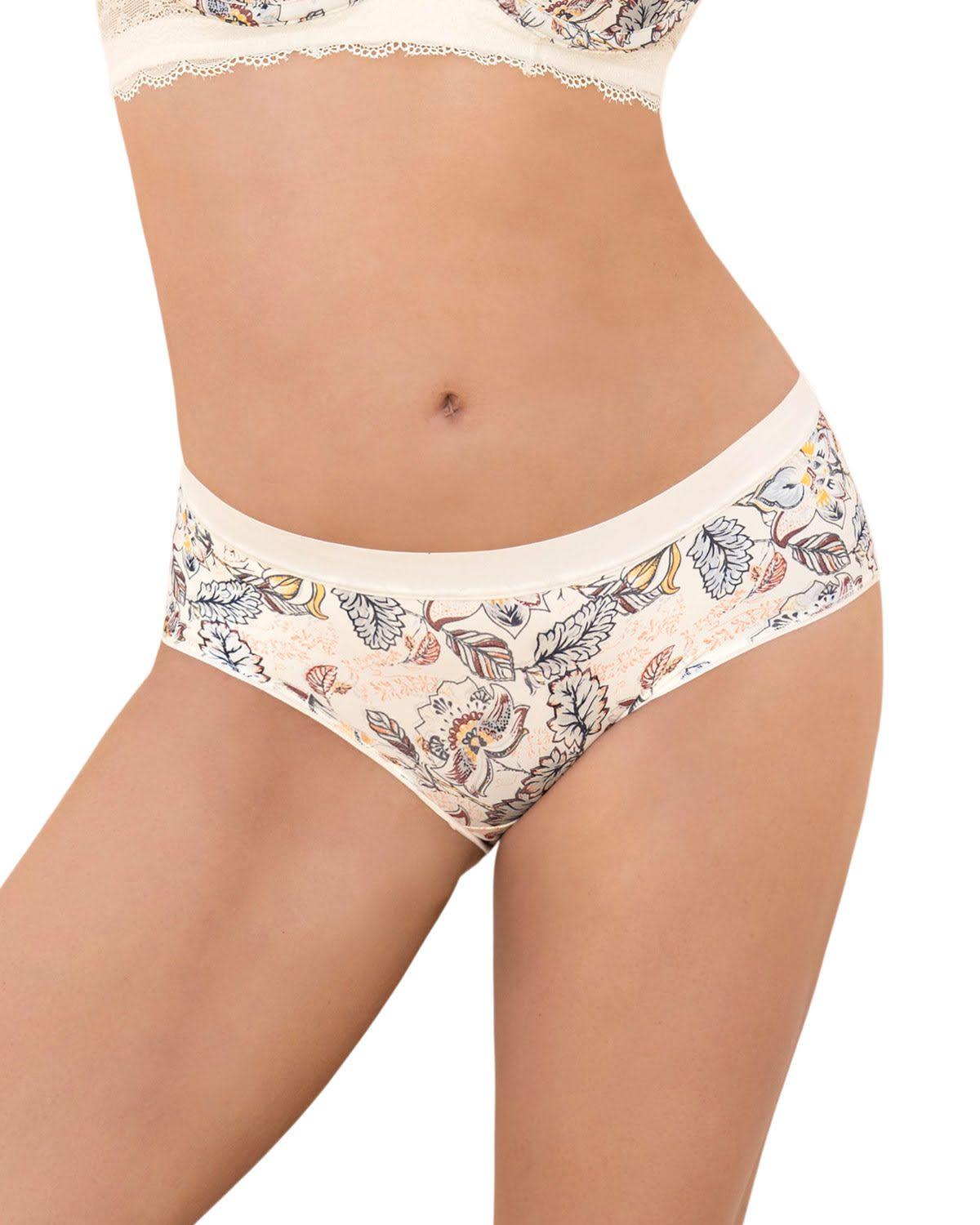Panties Hipsters y Cacheteros 012686 Crema-0