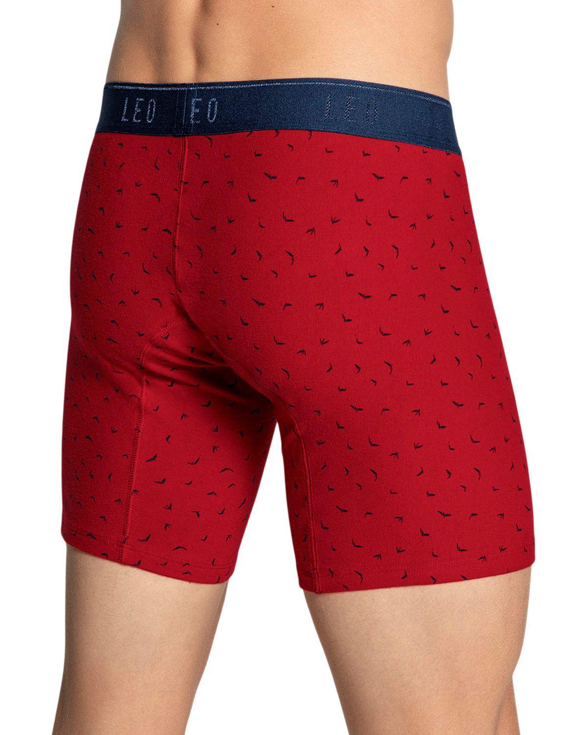 Leo Boxer Masculino Medio 033123 Estampado Puntos-1