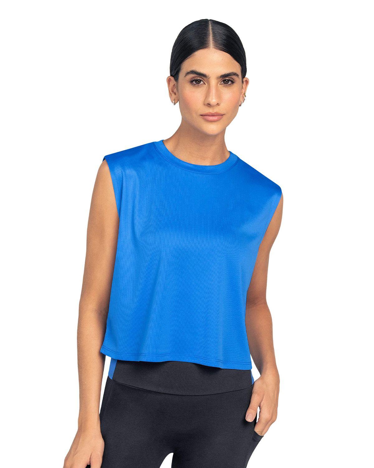 Leonisa Ropa Deportiva Camiseta 19AA21 Azul-0