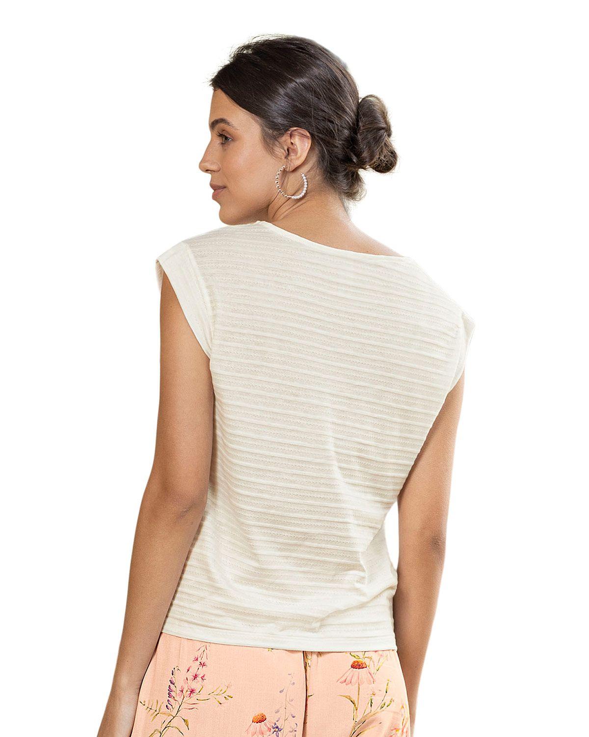 Leonisa Camiseta manga corta multiusos mujer FP768 Marfil-1