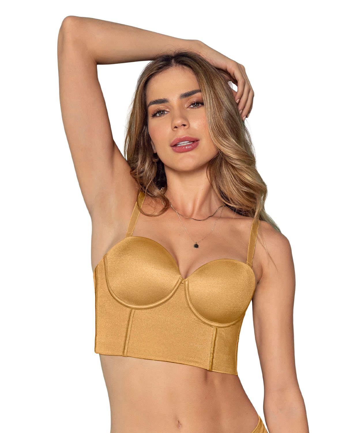 Sostén Strapless 091060 Dorado-0