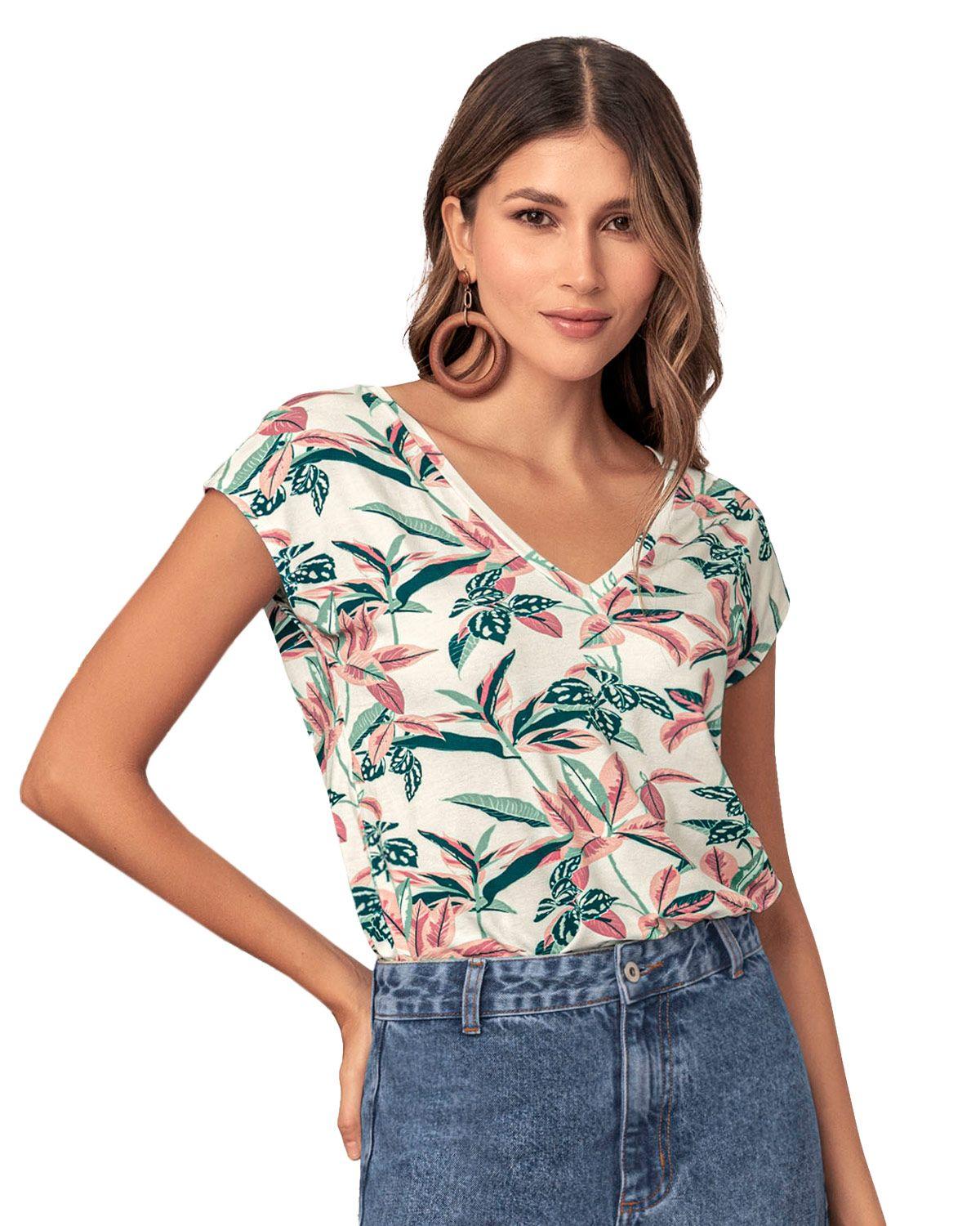 Leonisa Ropa Exterior Camiseta F6275  Hojas-0