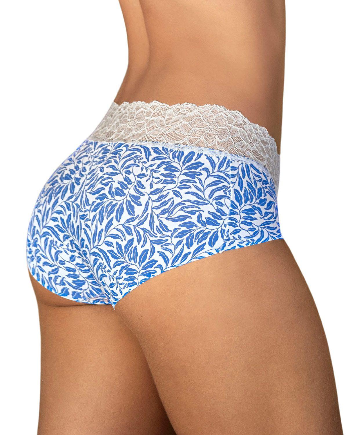 Leonisa Panties Hipsters y Cacheteros 012960 Azul-1