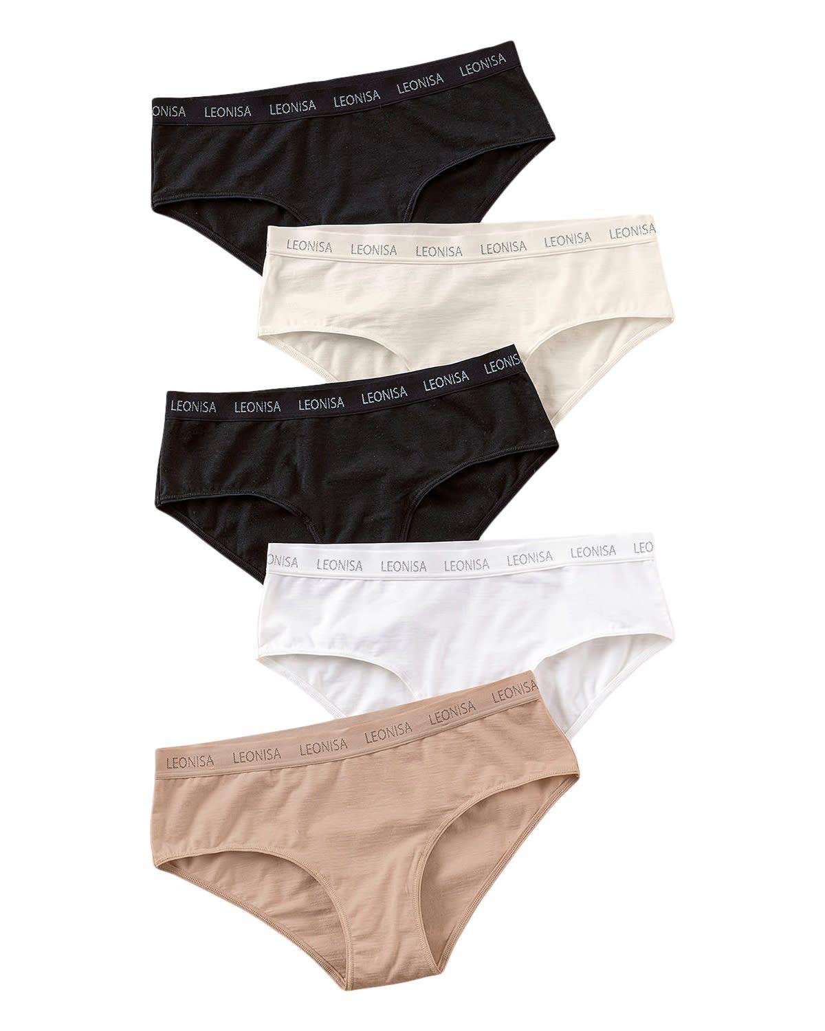 Calzón Hipsters y Cacheteros 12999X5 Perla / Negro / Café-0