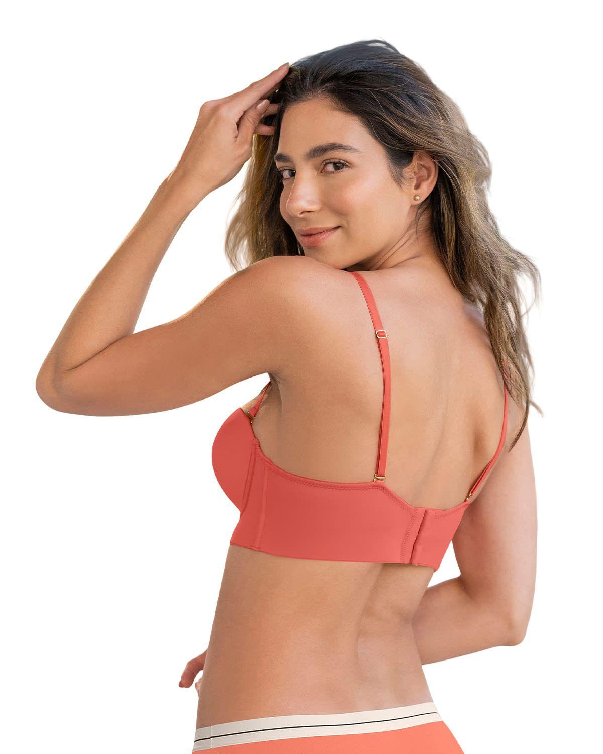 Brasieres Realce Medio 71318 Coral-1