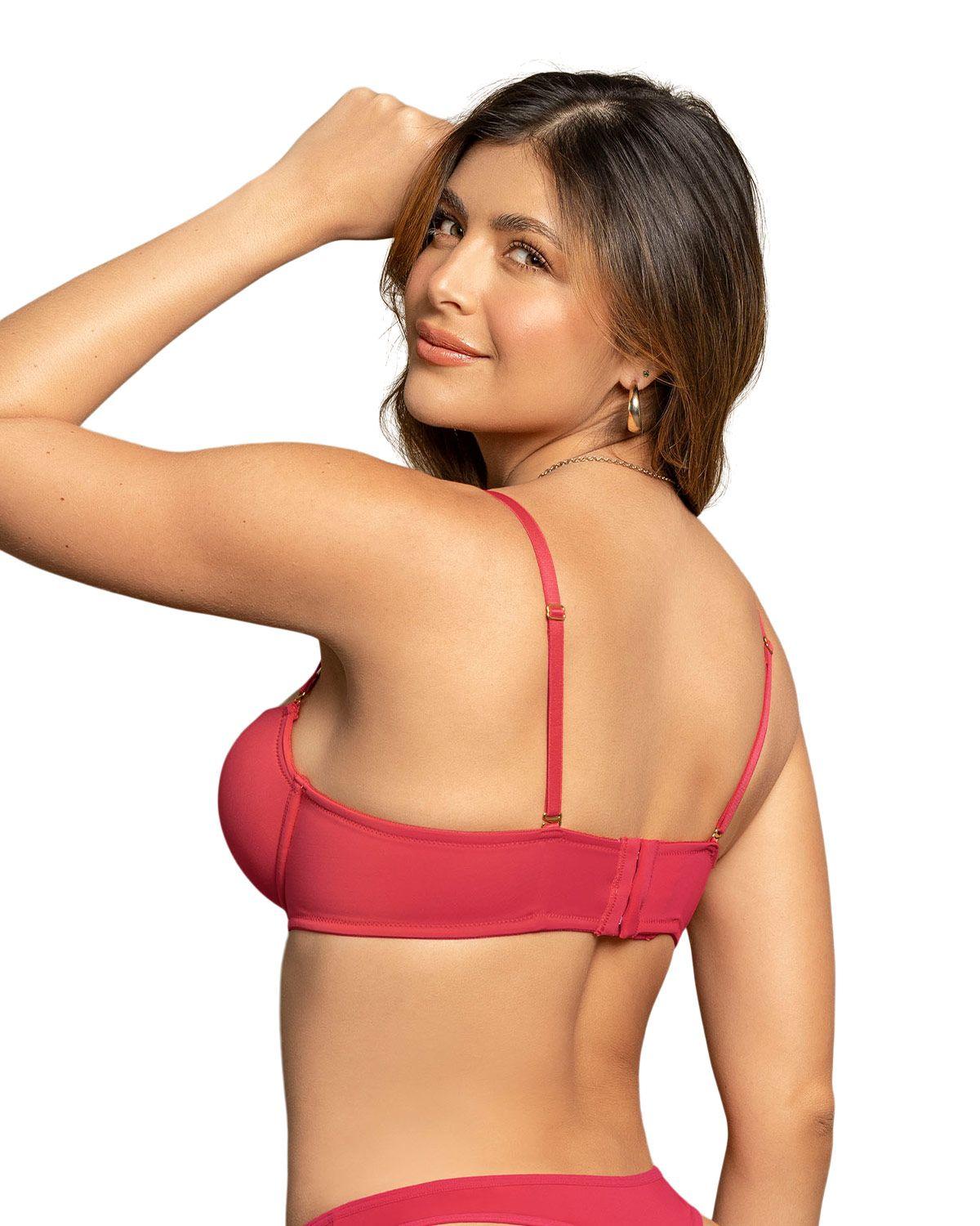Leonisa Brasieres Realce Medio 71344 Coral-1