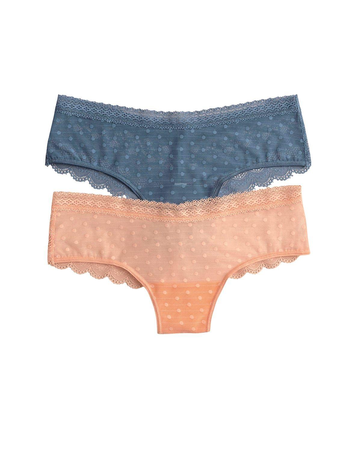 Panties Hipsters y Cacheteros 12884X2 Azul-0